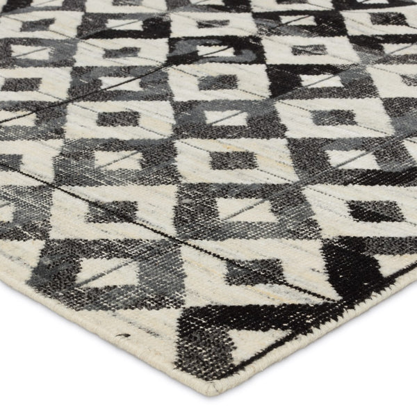 Jaipur Living Tessera by Verde Home Gem TSS03 Hand Knotted Handmade Indoor Persian Knot 6/8 Modern Rug Black 6' x 9'