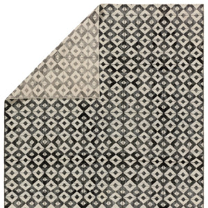 Jaipur Living Tessera by Verde Home Gem TSS03 Hand Knotted Handmade Indoor Persian Knot 6/8 Modern Rug Black 6' x 9'