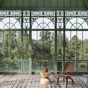 Jaipur Living Tessera by Verde Home Gem TSS03 Hand Knotted Handmade Indoor Persian Knot 6/8 Modern Rug Black 6' x 9'