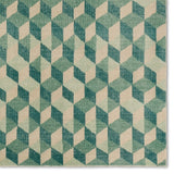 Jaipur Living Tessera by Verde Home Matrix TSS04 Hand Knotted Handmade Indoor Persian Knot 6/8 Modern Rug Green 10' x 14'