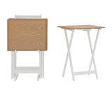 Marlowe Natural Tray Table Set