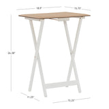 Marlowe Natural Tray Table Set