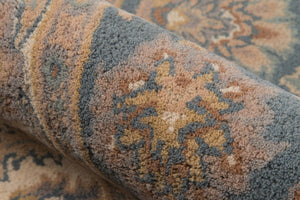 Momeni Tudor TUD-1 Hand Tufted Traditional Oriental Indoor Area Rug Blue 8' x 11' TUDORTUD-1BLU80B0