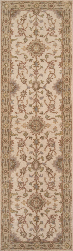 Momeni Tudor TUD-2 Hand Tufted Traditional Oriental Indoor Area Rug Beige 8' x 11' TUDORTUD-2BGE80B0