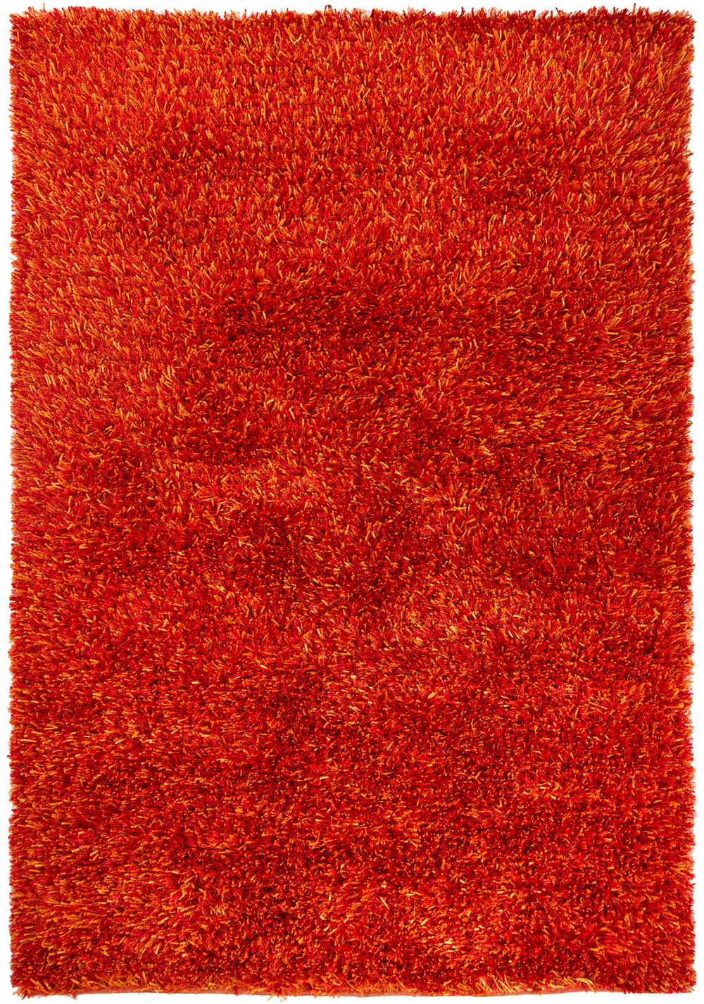 Chandra Rugs Tulip 100% Polyester Hand-Woven Contemporary Rug Red/Yellow 7'9 x 10'6