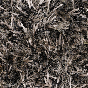 Chandra Rugs Tulip 100% Polyester Hand-Woven Contemporary Rug Black/Beige 7'9 x 10'6