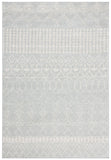 Tulum 229 Bohemian Power Loomed Polypropylene Pile Rug Light Grey / Ivory