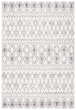 Tulum 600  Powerloomed 78 % Polypropylene + 14 % Jute + 8 % Latex Rug Ivory / Grey