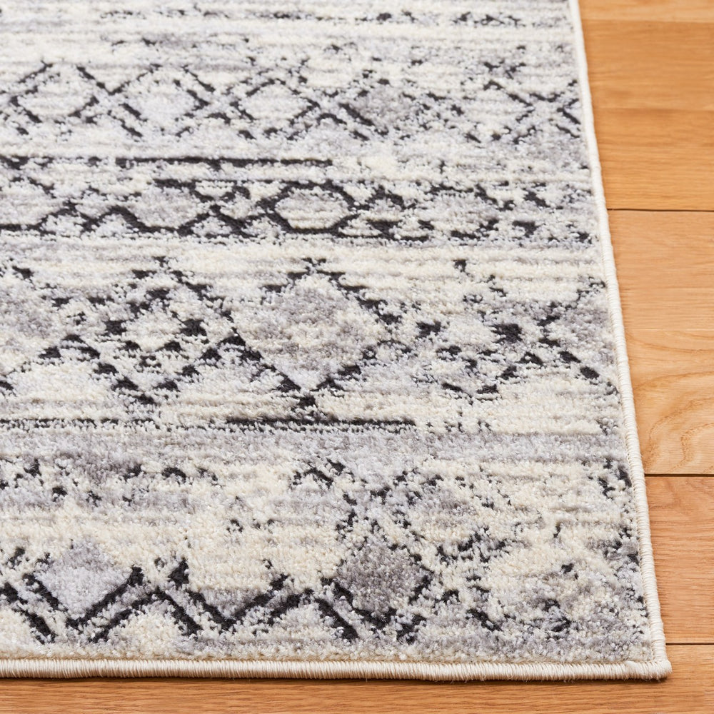 Safavieh Tulum 663 Power Loomed  Rug Ivory Grey / Charcoal TUL663A-7R