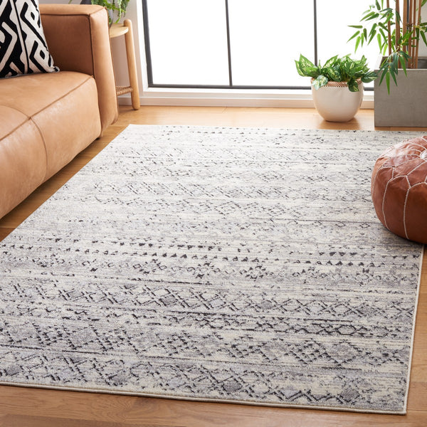 Safavieh Tulum 663 Power Loomed  Rug Ivory Grey / Charcoal TUL663A-7R