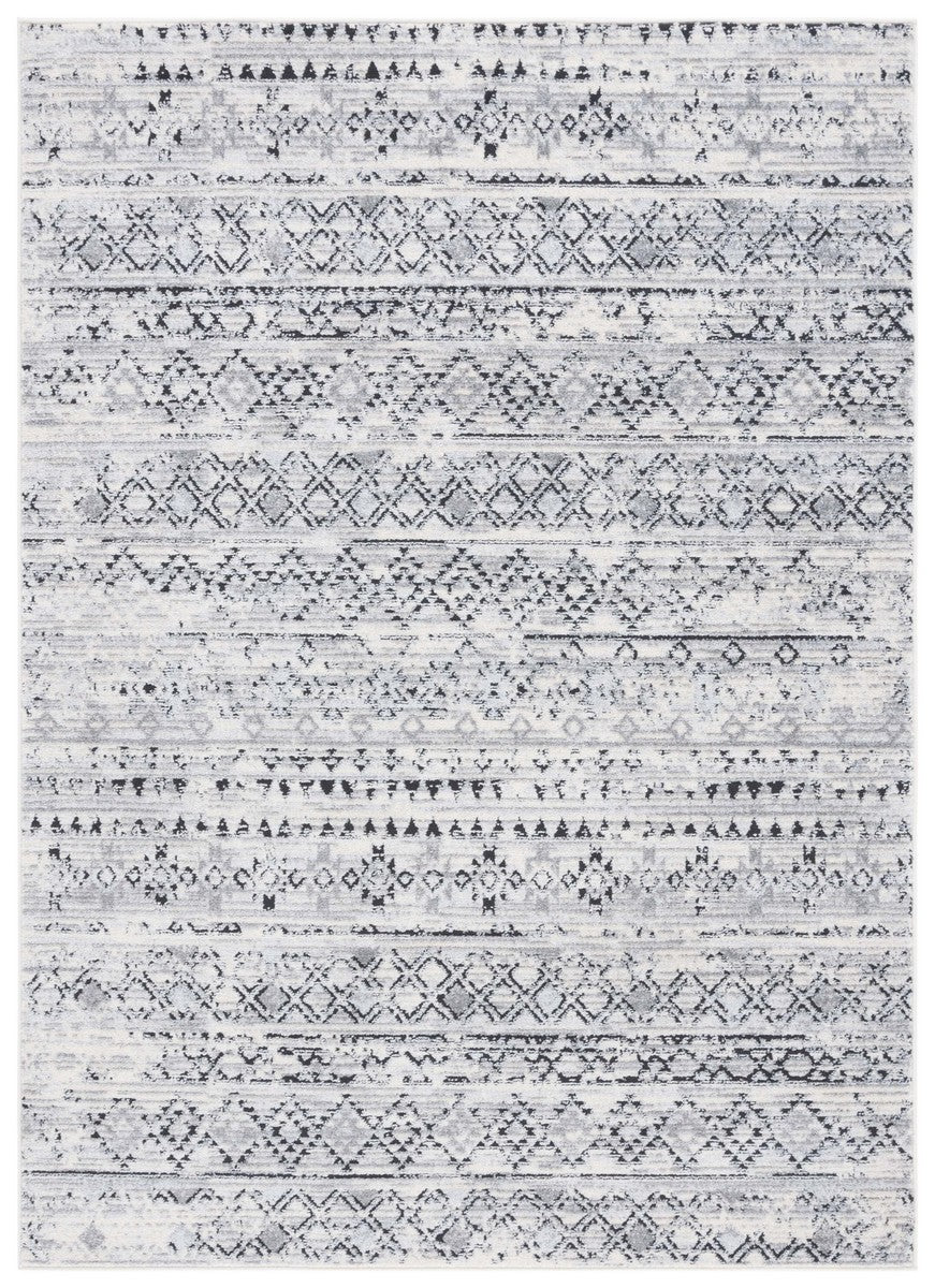 Safavieh Tulum 663 Power Loomed  Rug Ivory Grey / Charcoal TUL663A-7R