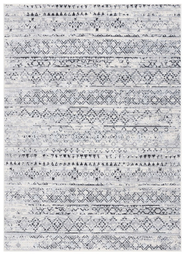 Safavieh Tulum 663 Power Loomed  Rug Ivory Grey / Charcoal TUL663A-7R
