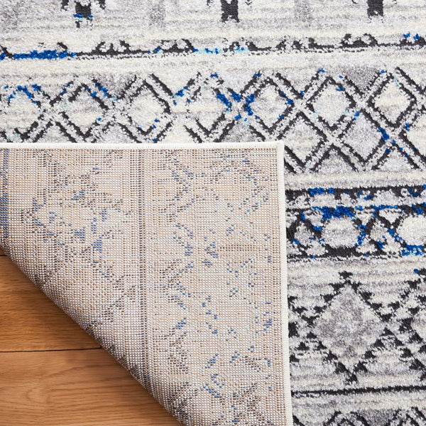 Safavieh Tulum 663 Power Loomed  Rug Ivory Grey / Grey Blue TUL663H-8