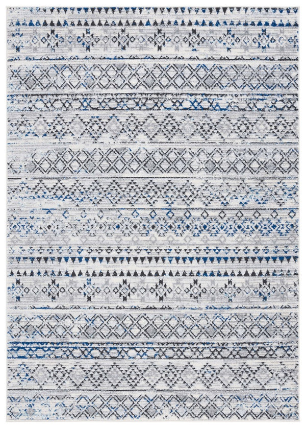 Safavieh Tulum 663 Power Loomed  Rug Ivory Grey / Grey Blue TUL663H-8
