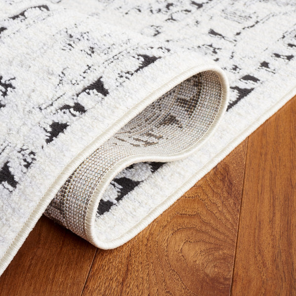 Safavieh Tulum 666 Power Loomed  Rug Ivory Grey / Charcoal TUL666A-9