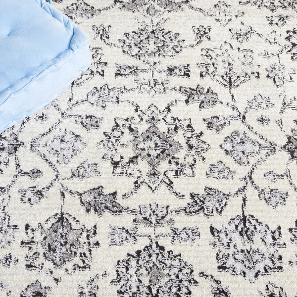 Safavieh Tulum 666 Power Loomed  Rug Ivory Grey / Charcoal TUL666A-9