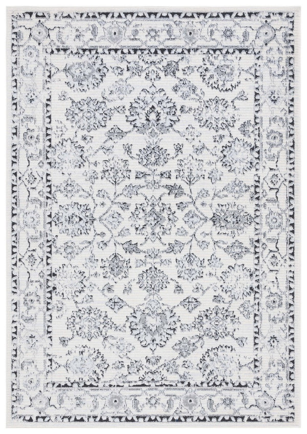 Safavieh Tulum 666 Power Loomed  Rug Ivory Grey / Charcoal TUL666A-9