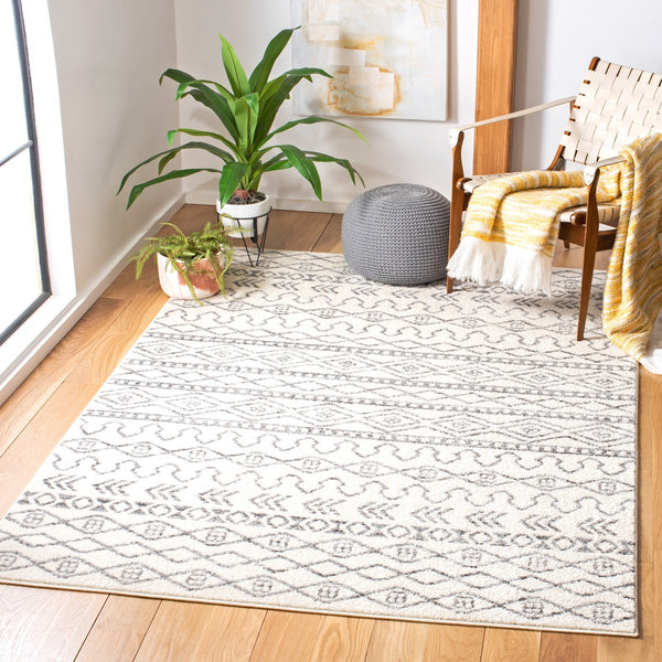 Safavieh Tulum 600 Power Loomed 78% Polypropylene/14% Jute/8% Latex Bohemian Rug TUL694A-6