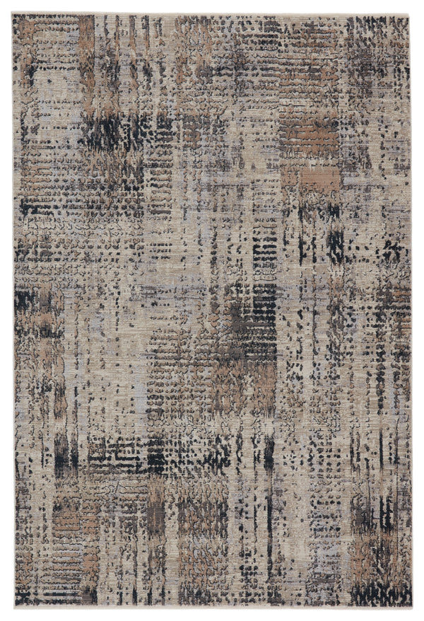 Jaipur Living Tunderra Collection TUN02 Damek 100% Polyester Machine Made Modern Abstract Rug RUG149750