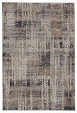 Tunderra Collection TUN02 Damek 100% Polyester Machine Made Modern Abstract Rug