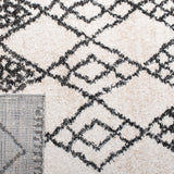 Tunisia 736 Bohemian Power Loomed 100 % Polyproplene Pile Rug Ivory / Black