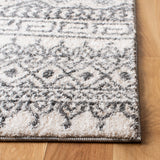 Tunisia 737 Bohemian Power Loomed 100 % Polyproplene Pile Rug Ivory / Black