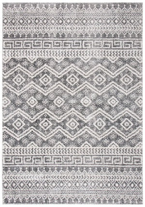Tunisia 737 Bohemian Power Loomed 100 % Polyproplene Pile Rug Black / Ivory