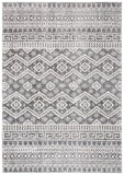 Tunisia 737 Bohemian Power Loomed 100 % Polyproplene Pile Rug Black / Ivory