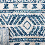 Tunisia 739 Bohemian Power Loomed 100 % Polyproplene Pile Rug Navy / Ivory