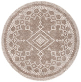 Tunisia 741 Bohemian Power Loomed 100 % Polyproplene Pile Rug Tan / Ivory