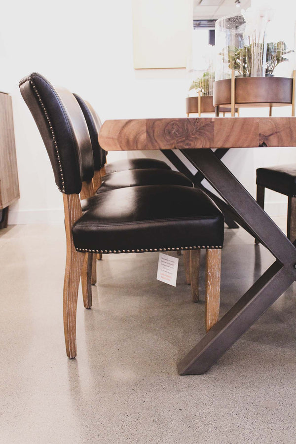 LH Imports Luther Dining Chair TW002-BL