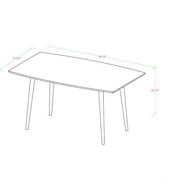 60" Mid-Century Dining Table - Walnut