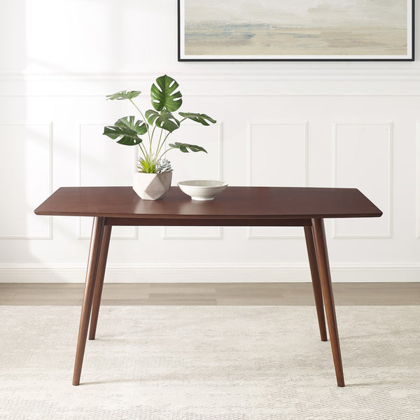 60" Mid-Century Dining Table - Walnut
