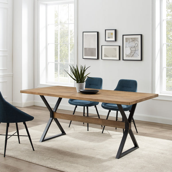 Amherst 72" X Leg Dining Table