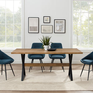 Amherst 72" X Leg Dining Table