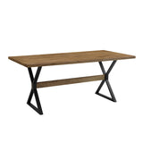 Amherst 72" X Leg Dining Table