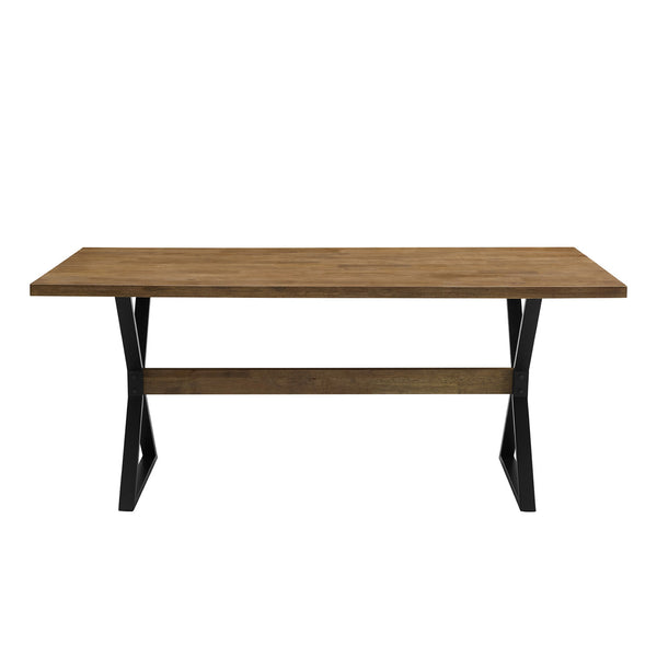 Amherst 72" X Leg Dining Table