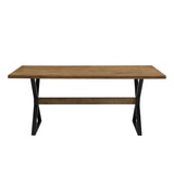 Amherst 72" X Leg Dining Table