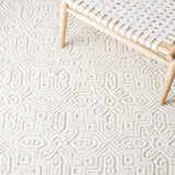 Textural 101 Hand Tufted 80% Wool, 20% Cotton Contemporary Rug Ivory 80% Wool, 20% Cotton TXT101A-5