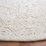 Textural 101 Hand Tufted 80% Wool, 20% Cotton Contemporary Rug Ivory 80% Wool, 20% Cotton TXT101A-6R