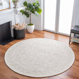 Textural 101 Hand Tufted 80% Wool, 20% Cotton Contemporary Rug Ivory 80% Wool, 20% Cotton TXT101A-6R