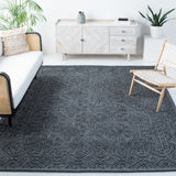 Textural 101 Hand Tufted 80% Wool 20% Cotton Contemporary Rug Charcoal 80% Wool 20% Cotton TXT101H-8