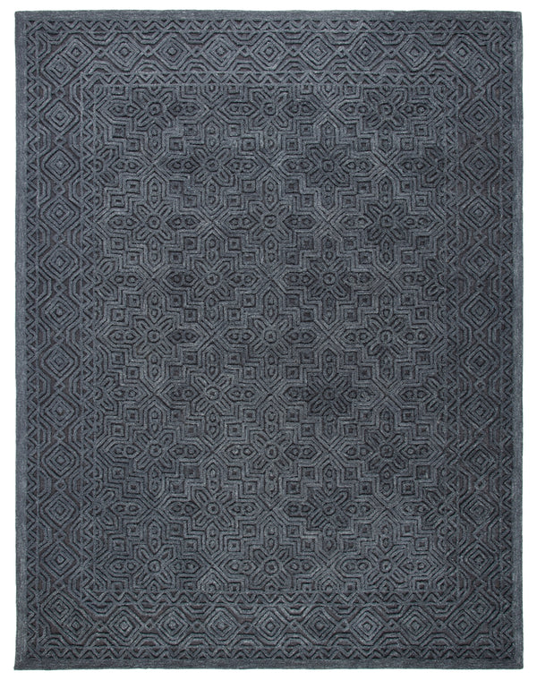 Textural 101 Hand Tufted 80% Wool 20% Cotton Contemporary Rug Charcoal 80% Wool 20% Cotton TXT101H-8