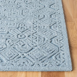 Textural 101 Hand Tufted 80% Wool 20% Cotton Contemporary Rug Blue 80% Wool 20% Cotton TXT101M-5