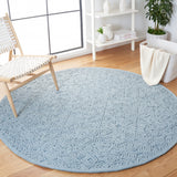 Textural 101 Hand Tufted 80% Wool 20% Cotton Contemporary Rug Blue 80% Wool 20% Cotton TXT101M-6R