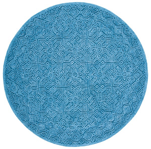 Textural 101 Hand Tufted 80% Wool 20% Cotton Contemporary Rug Dark Blue 80% Wool 20% Cotton TXT101N-6R
