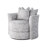 Southern Motion Wild Child  109 Transitional Scatter Pillow Back Swivel Chair 109 337-09