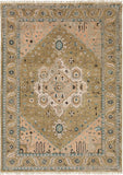 Paradigm Talmadge Hand Knotted Wool Ornamental Traditional Area Rug