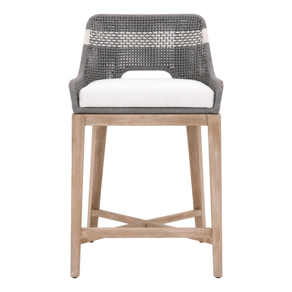 Essentials for Living Woven Tapestry Counter Stool 6850CS.DOV/WHT/NG