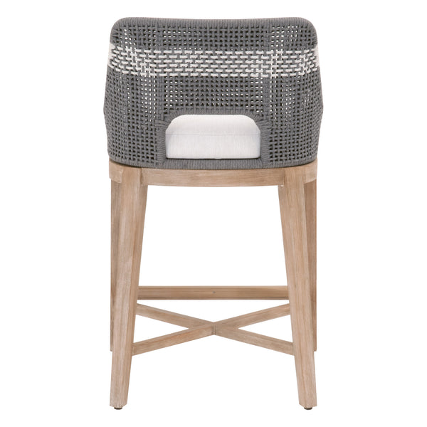 Essentials for Living Woven Tapestry Counter Stool 6850CS.DOV/WHT/NG